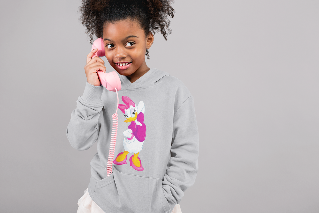 Cute Cartoon Girl Hoodies-KidsFashionVilla