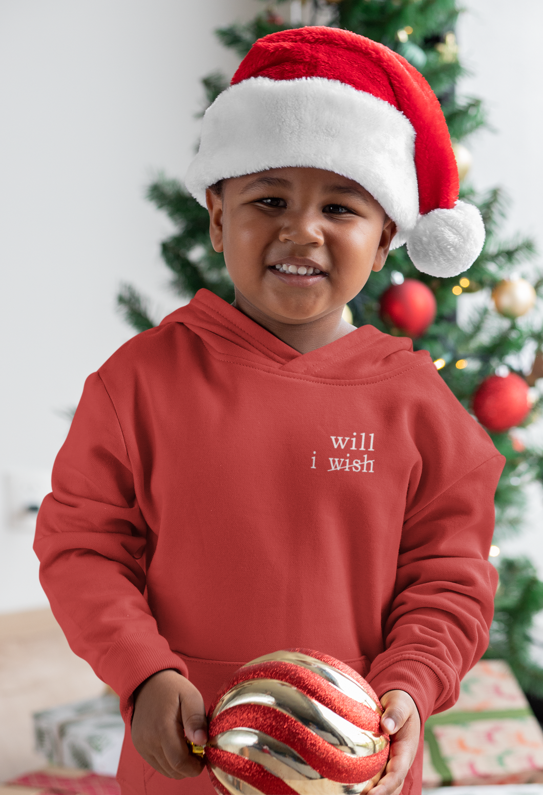 I Wish Minimal Boy Hoodies-KidsFashionVilla