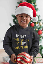 Load image into Gallery viewer, Customized Name My First New Year Boy Hoodies-KidsFashionVilla
