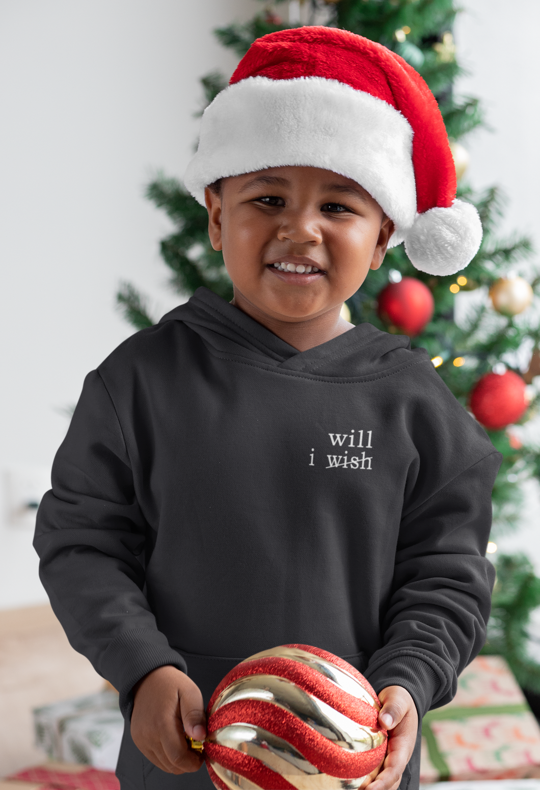 I Wish Minimal Boy Hoodies-KidsFashionVilla