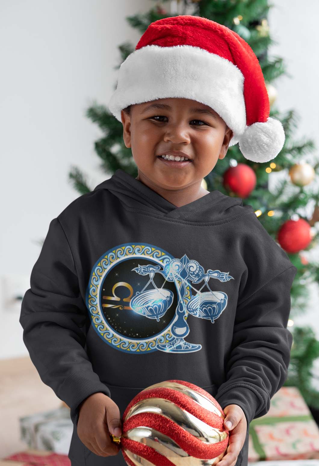 Libra Zodiac Sign Boy Hoodies-KidsFashionVilla