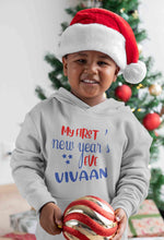 Load image into Gallery viewer, Customized Name My First New Year Boy Hoodies-KidsFashionVilla
