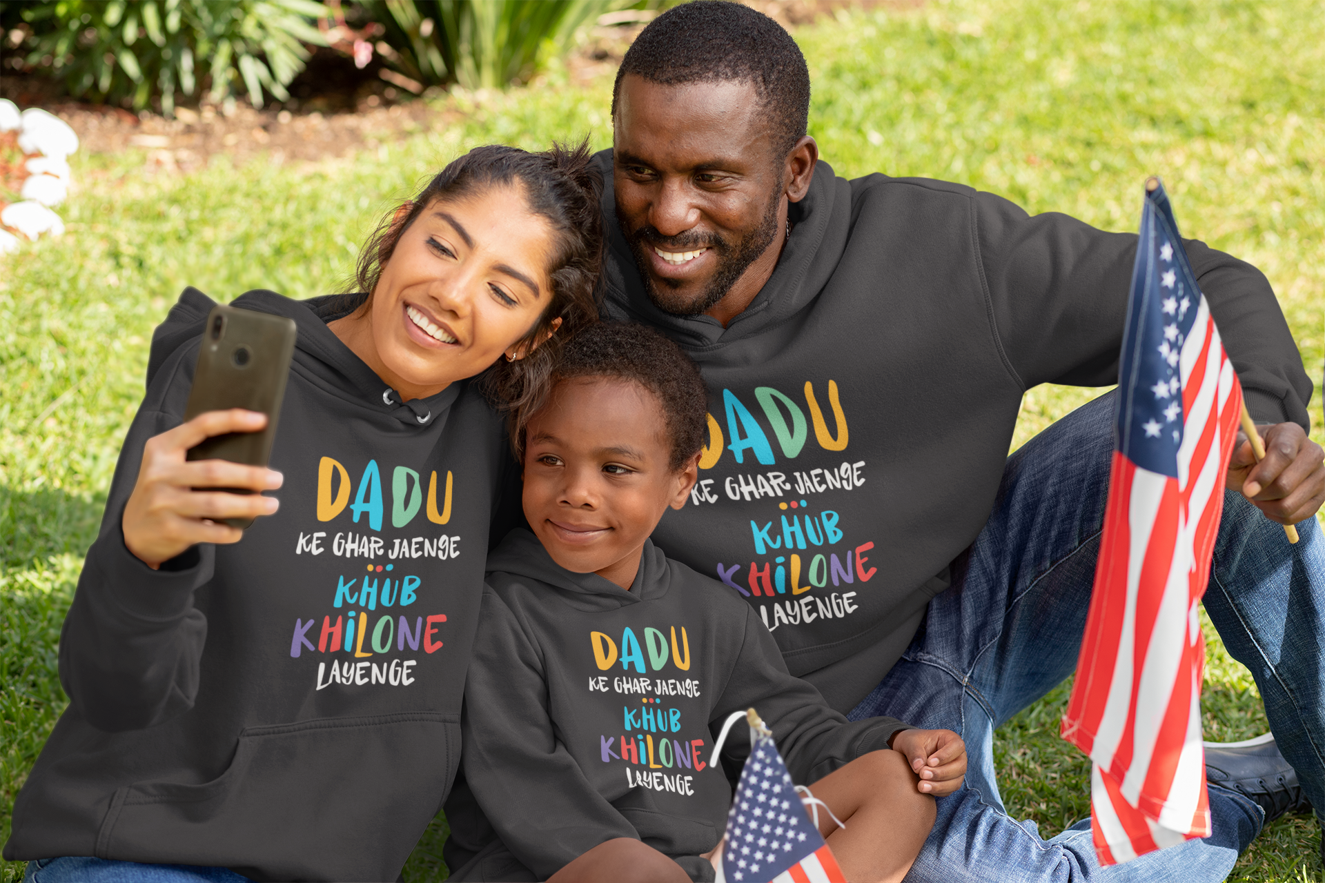 Matching 2024 family hoodies