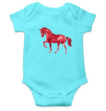 Load image into Gallery viewer, Horse Abstract Rompers for Baby Boy- FunkyTradition FunkyTradition
