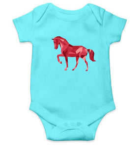 Horse Abstract Rompers for Baby Boy- FunkyTradition FunkyTradition