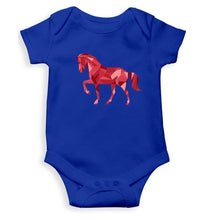 Load image into Gallery viewer, Horse Abstract Rompers for Baby Boy- FunkyTradition FunkyTradition
