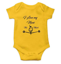 Load image into Gallery viewer, I Love my Nani Baby &amp; Kids Grey T shirt Rompers for Baby Boy- FunkyTradition FunkyTradition
