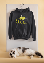 Load image into Gallery viewer, I Love My Beta Mother And Son Black Matching Hoodies- KidsFashionVilla
