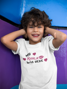 Khala Was Here Eid Half Sleeves T-Shirt for Boy-KidsFashionVilla