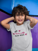 Load image into Gallery viewer, Khala Was Here Eid Half Sleeves T-Shirt for Boy-KidsFashionVilla
