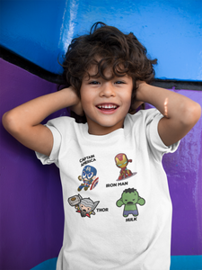 Super Heros Half Sleeves T-Shirt for Boy-KidsFashionVilla