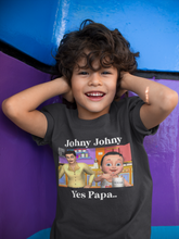 Load image into Gallery viewer, Johny Johny Yes Papa Poem Half Sleeves T-Shirt for Boy-KidsFashionVilla
