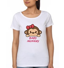 Load image into Gallery viewer, Mother Monkey Baby Monkey Mother and Daughter Matching T-Shirt- KidsFashionVilla
