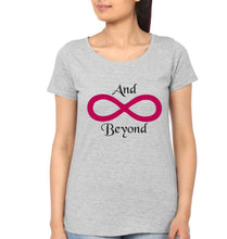 Load image into Gallery viewer, I Love You To Infinity And Beyond Mother and Daughter Matching T-Shirt- KidsFashionVilla
