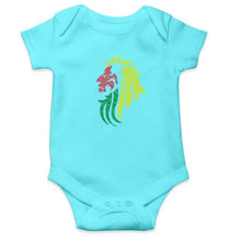 Load image into Gallery viewer, Lion Abstract Rompers for Baby Boy- FunkyTradition FunkyTradition
