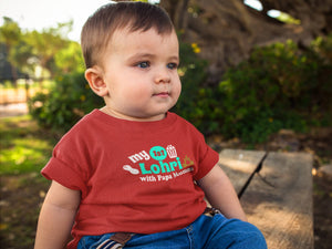 First Lohri With Papa Mumma Half Sleeves T-Shirt for Boy-KidsFashionVilla