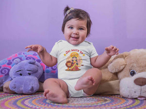 Jai Mata Di Navratri Rompers for Baby Girl- KidsFashionVilla