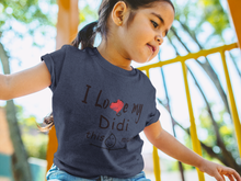 Load image into Gallery viewer, I Love My Didi Half Sleeves T-Shirt For Girls -KidsFashionVilla
