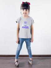 Load image into Gallery viewer, My Sister My Angel Half Sleeves T-Shirt For Girls -KidsFashionVilla
