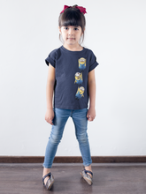 Load image into Gallery viewer, Cartoon Half Sleeves T-Shirt For Girls -KidsFashionVilla
