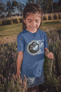 Libra Zodiac Sign Half Sleeves T-Shirt For Girls -KidsFashionVilla