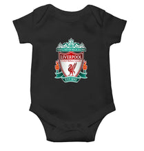 Load image into Gallery viewer, Liverpool Black Rompers for Baby Boy - KidsFashionVilla
