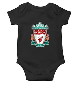 Liverpool Black Rompers for Baby Boy - KidsFashionVilla