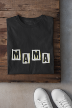 Load image into Gallery viewer, Mamas Boy Mother And Son Black Matching T-Shirt- KidsFashionVilla
