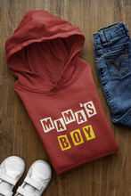 Load image into Gallery viewer, Mamas Boy Mother And Son Red Matching Hoodies- KidsFashionVilla
