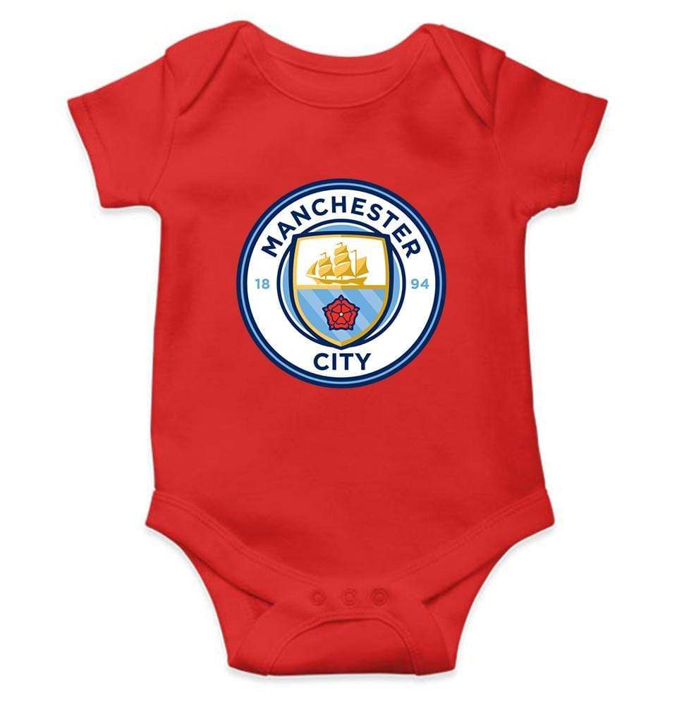 Manchester City Rompers for Baby Boy- FunkyTradition FunkyTradition