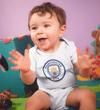 Manchester City Rompers for Baby Boy- FunkyTradition FunkyTradition