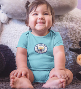 Manchester City Rompers for Baby Girl- FunkyTradition FunkyTradition