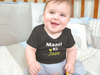 Masi Ki Jaan Black Rompers for Baby Boy - KidsFashionVilla