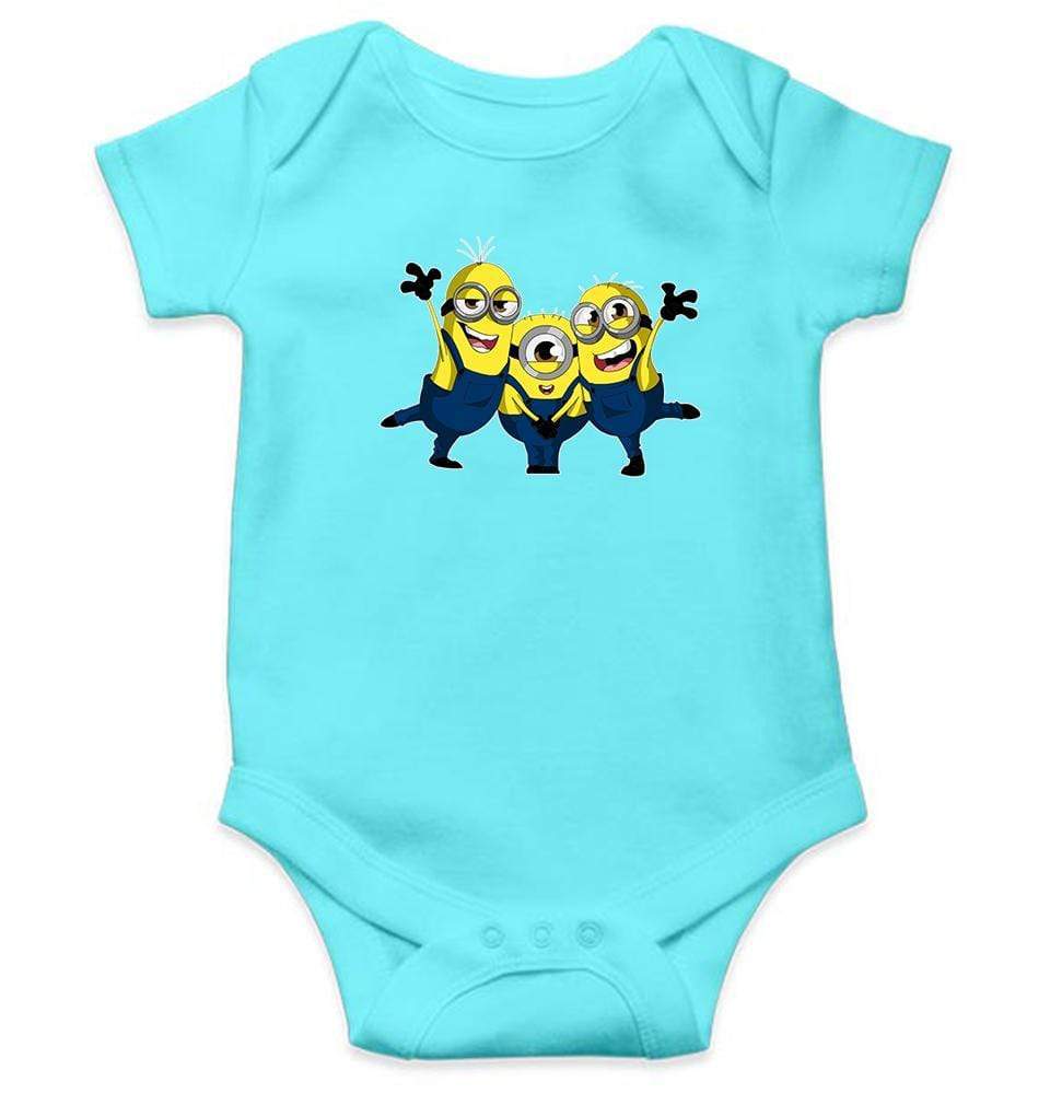 Minion Hurray Abstract Rompers for Baby Boy- FunkyTradition FunkyTradition