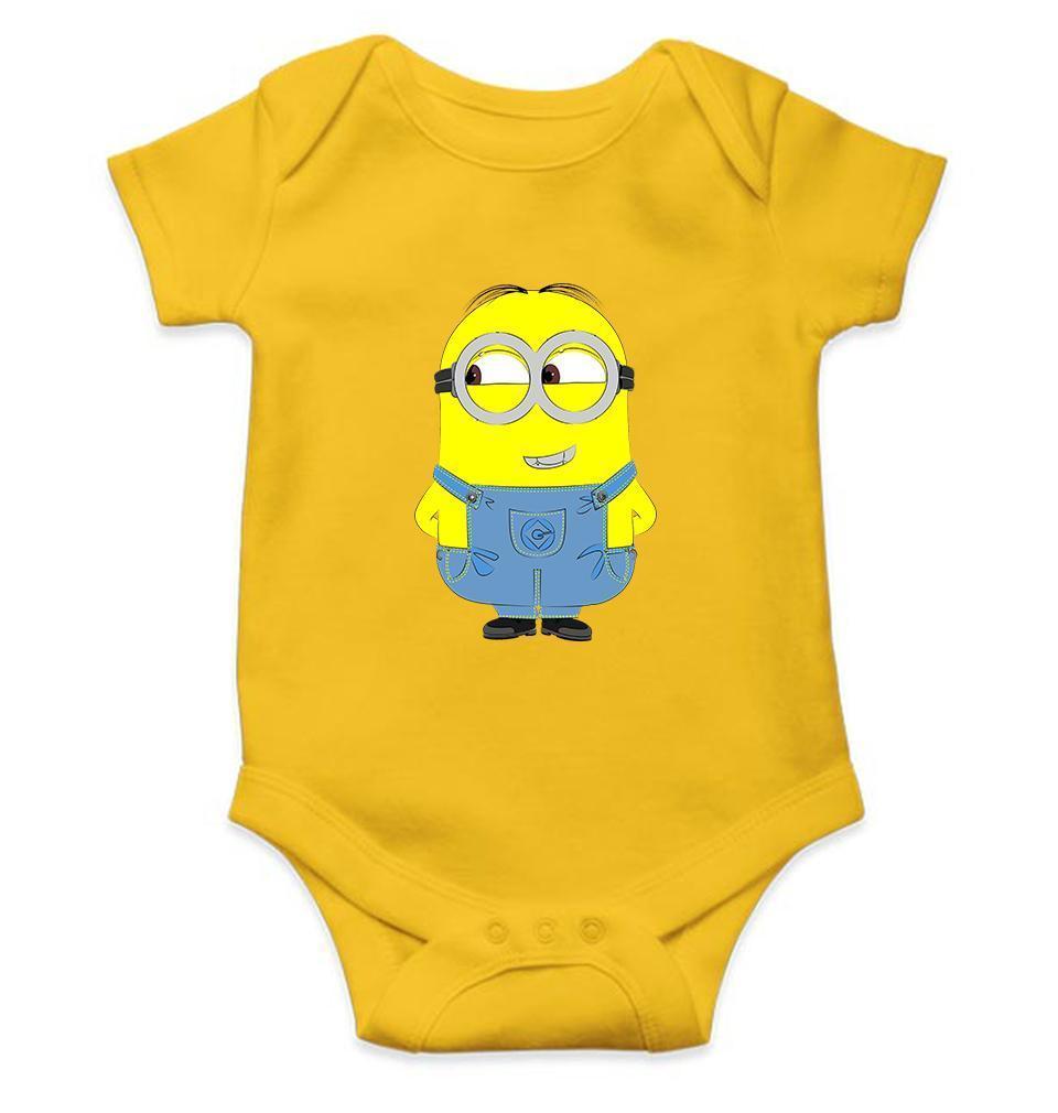 Minion Naughty Abstract Rompers for Baby Boy- FunkyTradition FunkyTradition