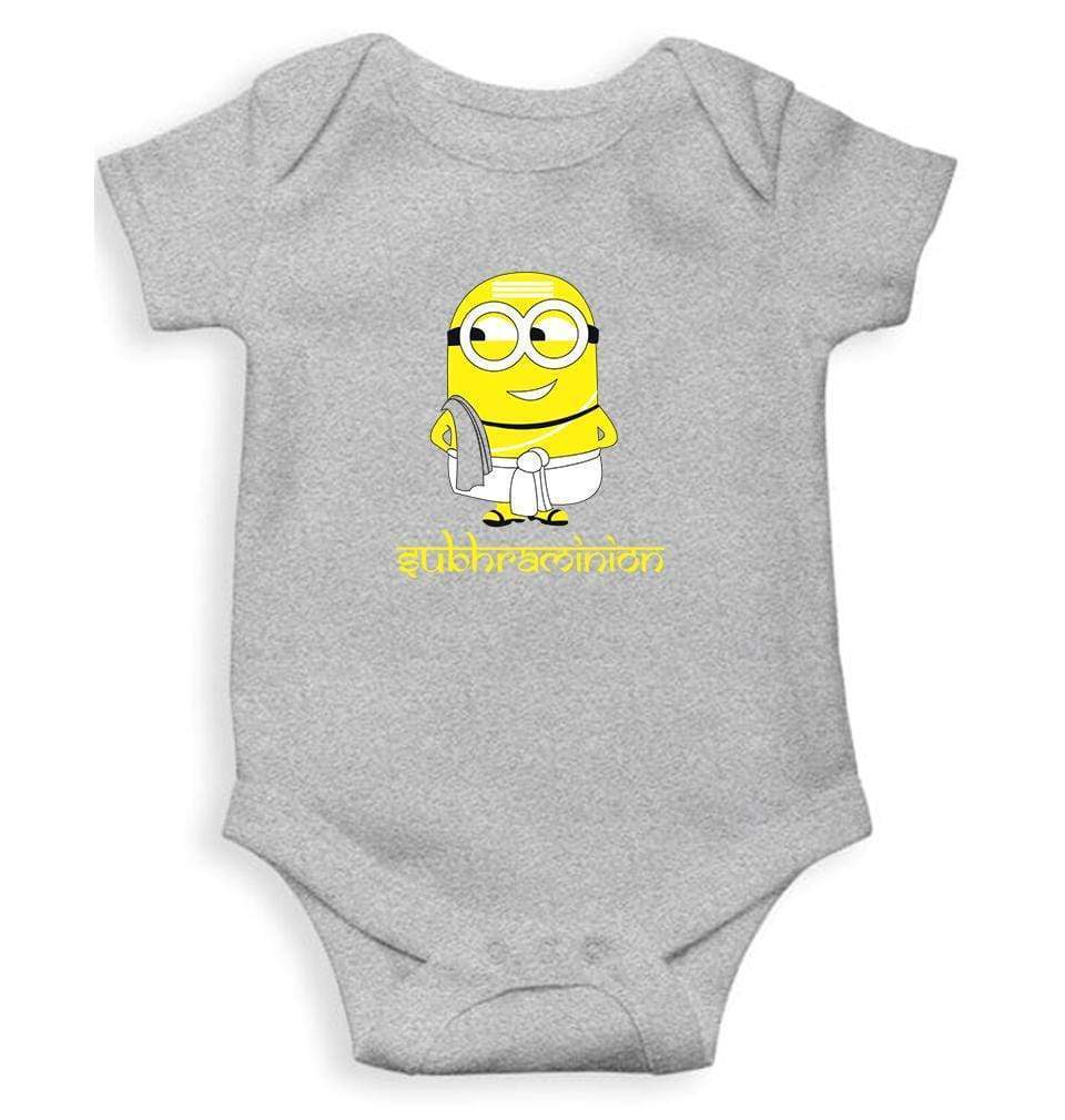 Minion Subhraminion Abstract Rompers for Baby Boy- FunkyTradition FunkyTradition