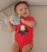 Load image into Gallery viewer, Minion Vampire Abstract Rompers for Baby Boy- FunkyTradition FunkyTradition
