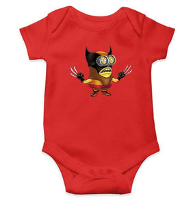 Minion Wolverine Abstract Rompers for Baby Boy- FunkyTradition FunkyTradition