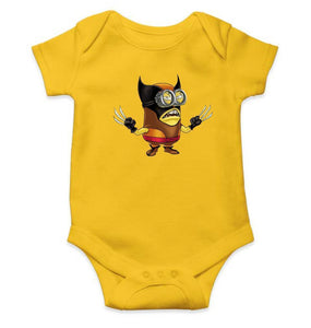 Minion Wolverine Abstract Rompers for Baby Boy- FunkyTradition FunkyTradition