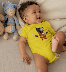 Minion Wolverine Abstract Rompers for Baby Boy- FunkyTradition FunkyTradition