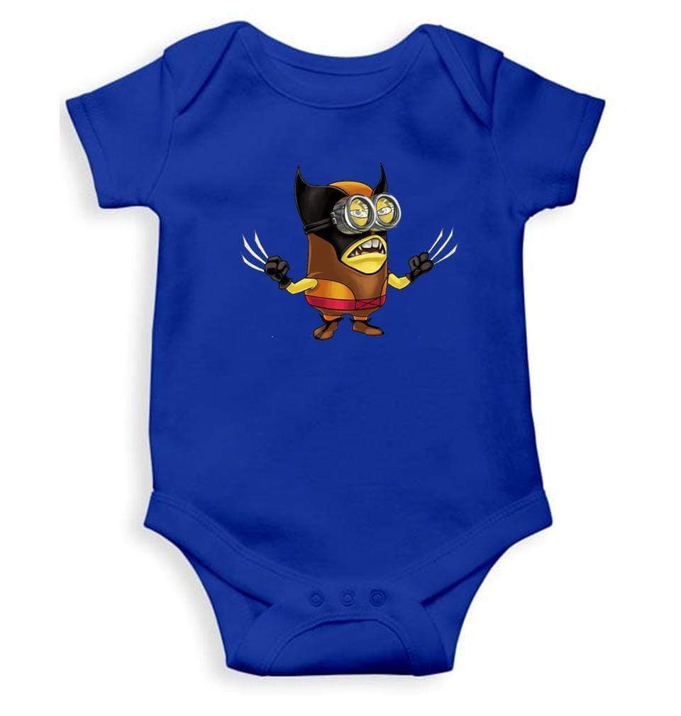 Minion Wolverine Abstract Rompers for Baby Boy- FunkyTradition FunkyTradition