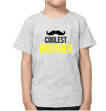 Load image into Gallery viewer, Keep Calm I Have The Coolest Brother-Brother Kids Half Sleeves T-Shirts -KidsFashionVilla
