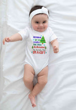 Load image into Gallery viewer, Gift Under Christmas Tree Rompers for Baby Girl- KidsFashionVilla

