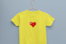 Load image into Gallery viewer, 8 Bit Heart Minimals Half Sleeves T-Shirt for Boy-KidsFashionVilla
