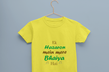 Load image into Gallery viewer, Ek Hazaro Mein Mere Bhaiya Half Sleeves T-Shirt for Boy-KidsFashionVilla
