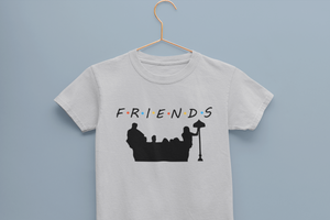 F.R.I.E.N.D.S Friends Web Series Half Sleeves T-Shirt For Girls -KidsFashionVilla
