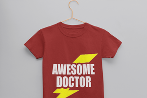 Future Doctor Half Sleeves T-Shirt For Girls -KidsFashionVilla