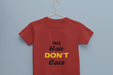 Load image into Gallery viewer, No Hair Dont Care Half Sleeves T-Shirt for Boy-KidsFashionVilla
