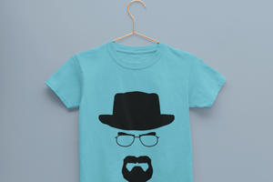 Heisenberg Breaking Bad Web Series Half Sleeves T-Shirt For Girls -KidsFashionVilla