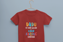 Load image into Gallery viewer, Dadu Ke Ghar Jayege Half Sleeves T-Shirt for Boy-KidsFashionVilla
